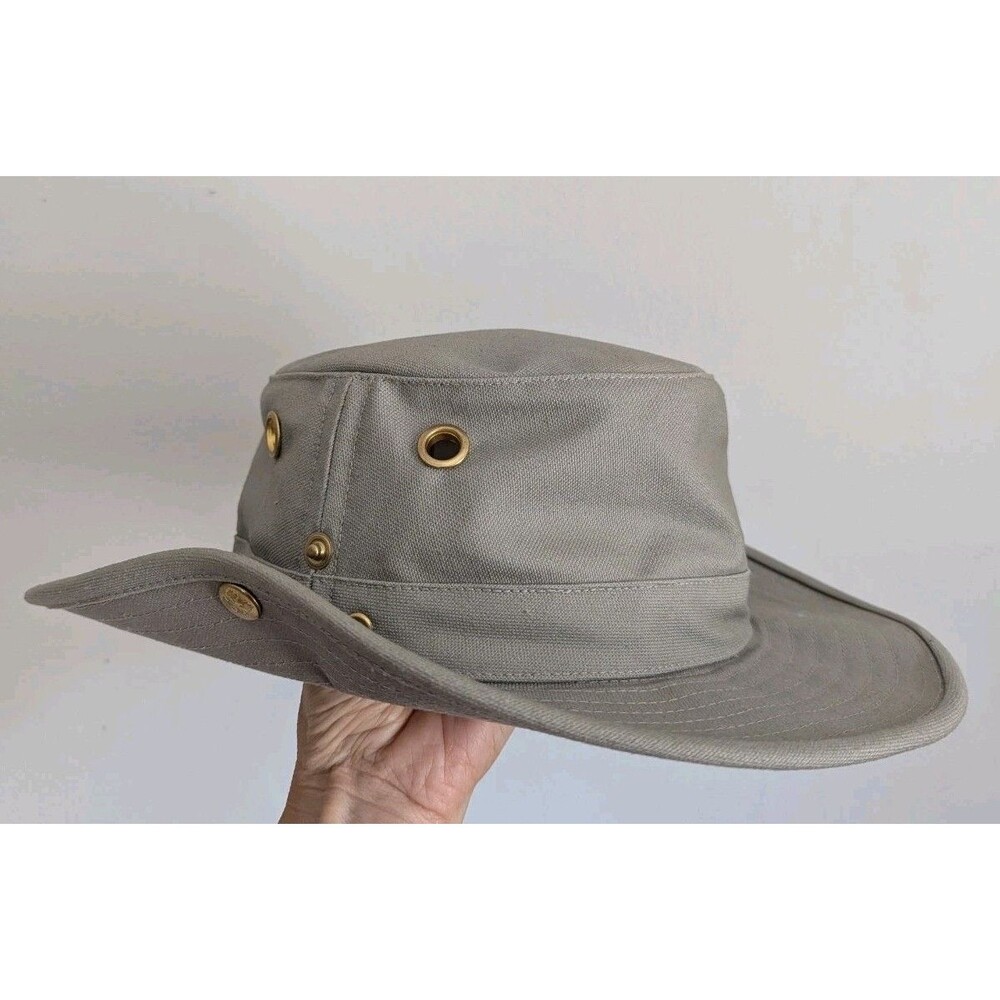Vintage Tilley T3 Classic Cotton Duck Hat Made in Canada Khaki 7 5/8 XL Safari